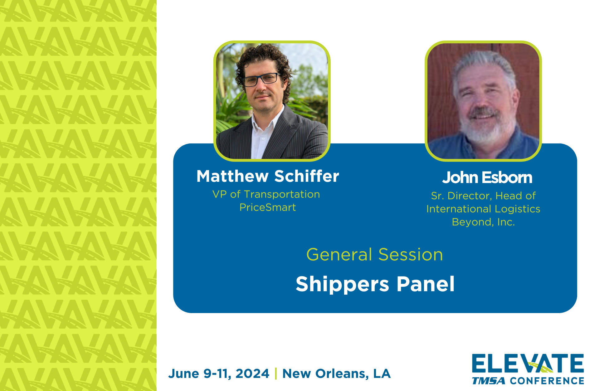 2024 TMSA ELEVATE Presentation: Shippers Panel with Matthew&nbsp;Schiffer, PriceSmart and John Esborn, Beyond, Inc
