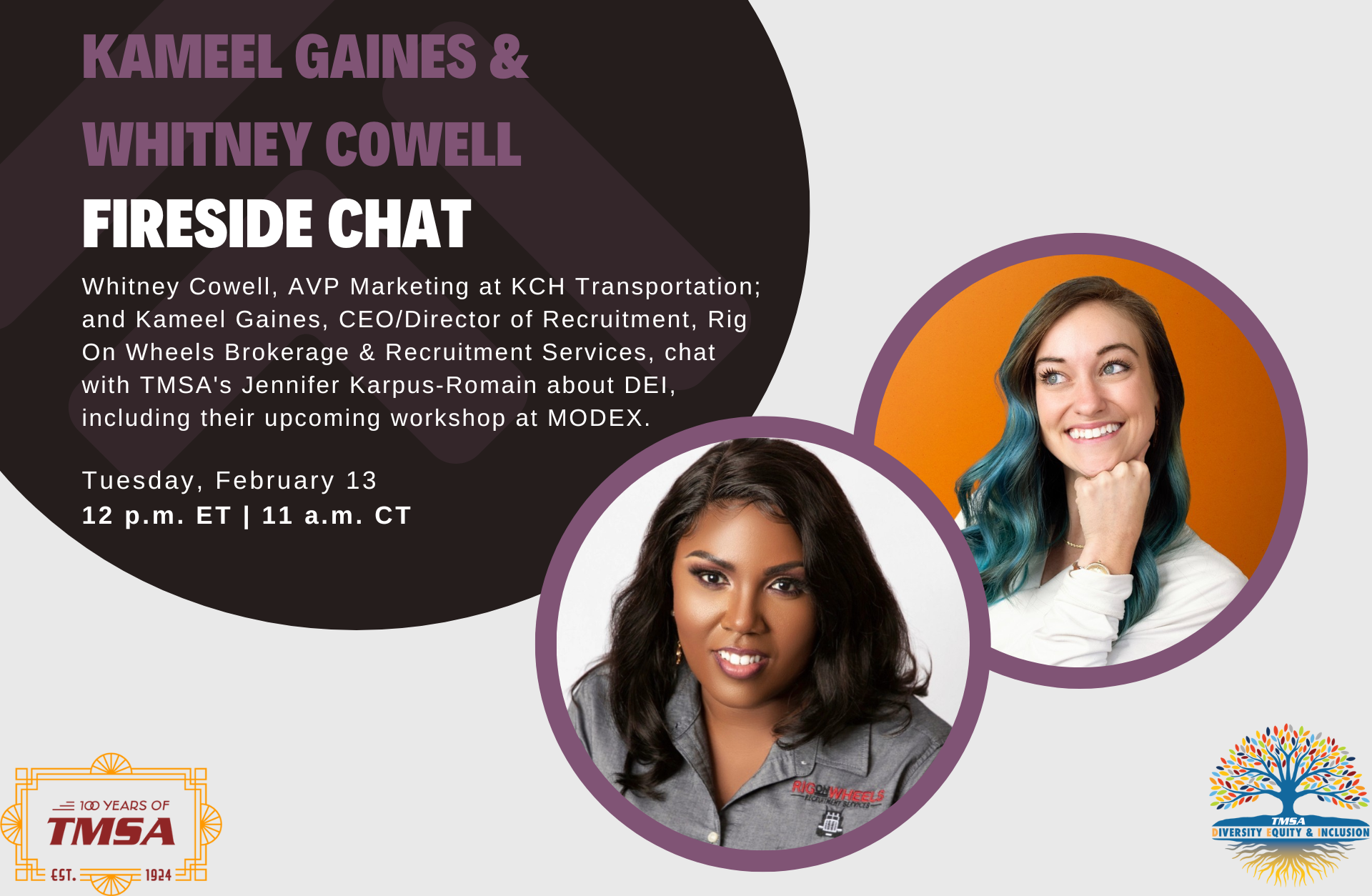 Fireside Chat with Whitney Cowell and Kameel Gaines