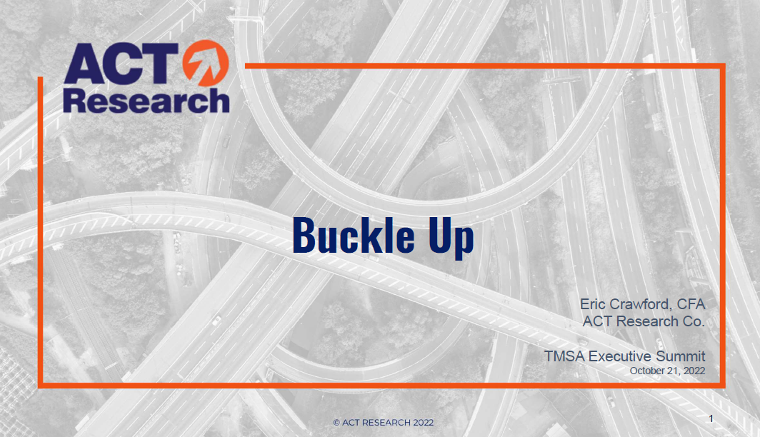 2022 Executive Summit Presentation - Using Freight and Economic Indicators to Shape your Growth Strategy