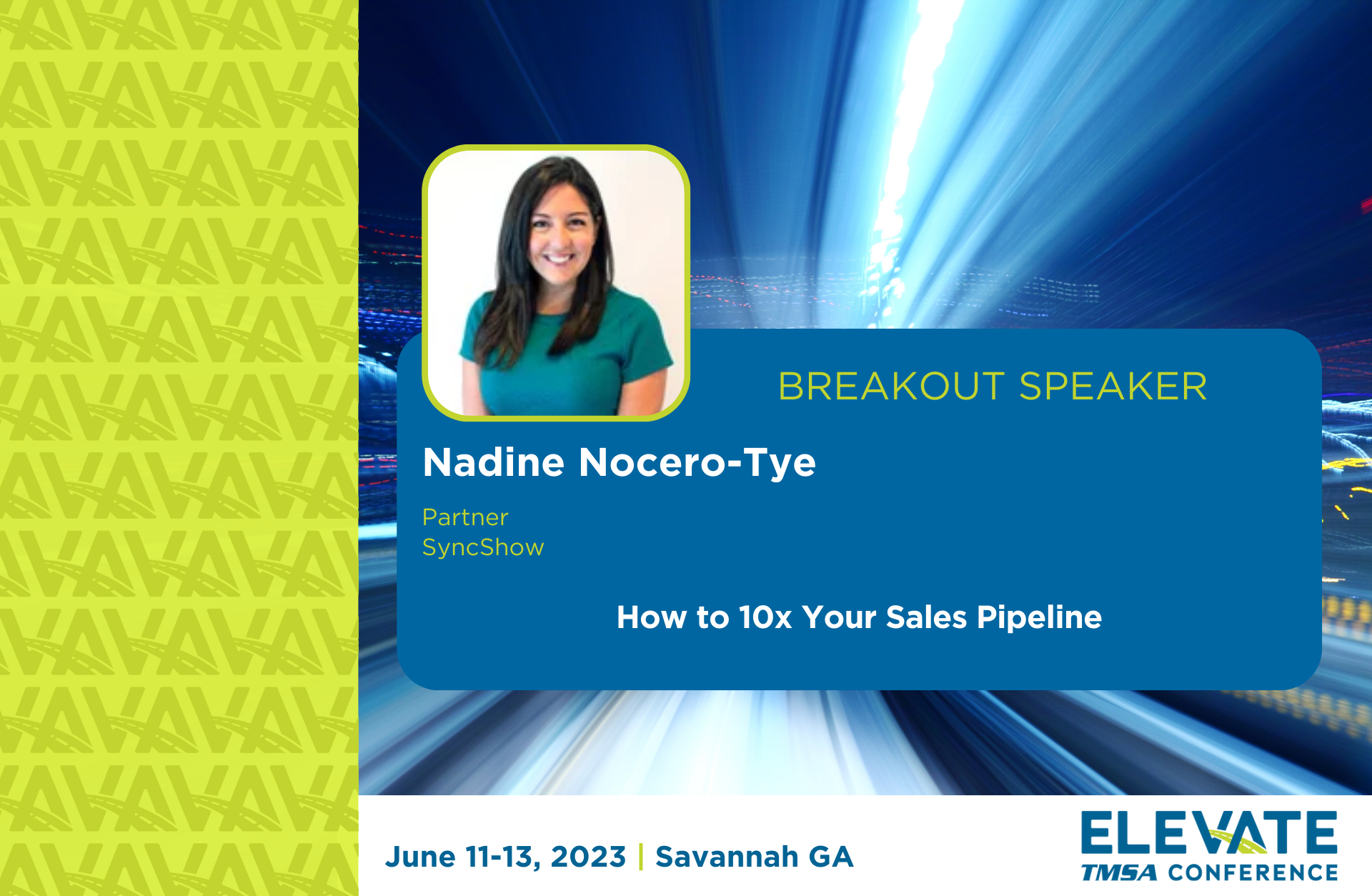 2023 TMSA ELEVATE Presentation: Great 8 Pillars of ROI-Driven Marketing by Nadine Nocero-Tye, SyncShow