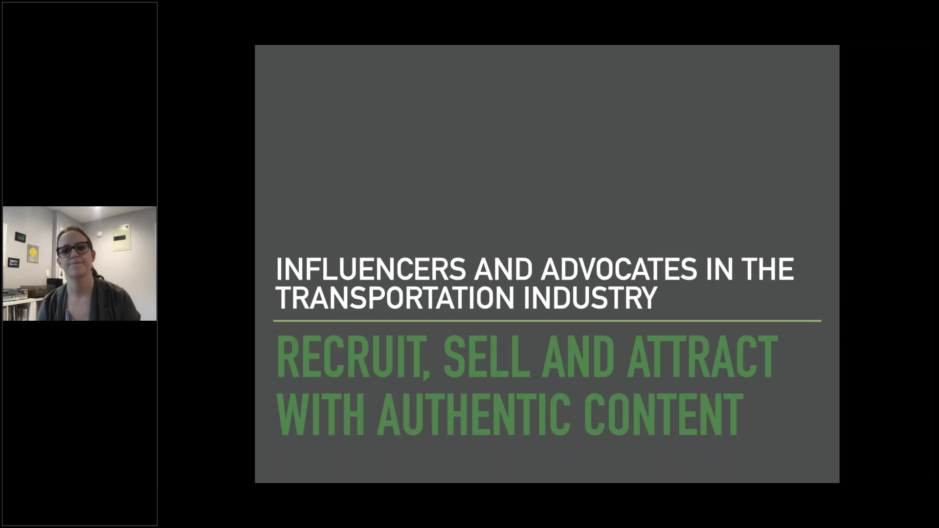 TMSA 2020 Virtual Conference Presentation - Recruit, Sell and Attract with Authentic Content